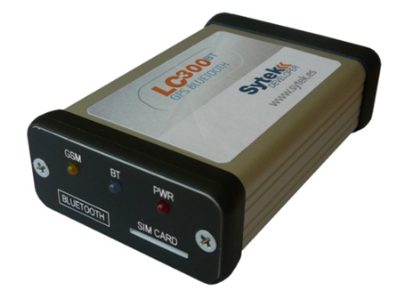Modelo LC300BT: Localizador GPS/GSM para vehículos, con Bluetooth para configuración gratuita desde el móvil.